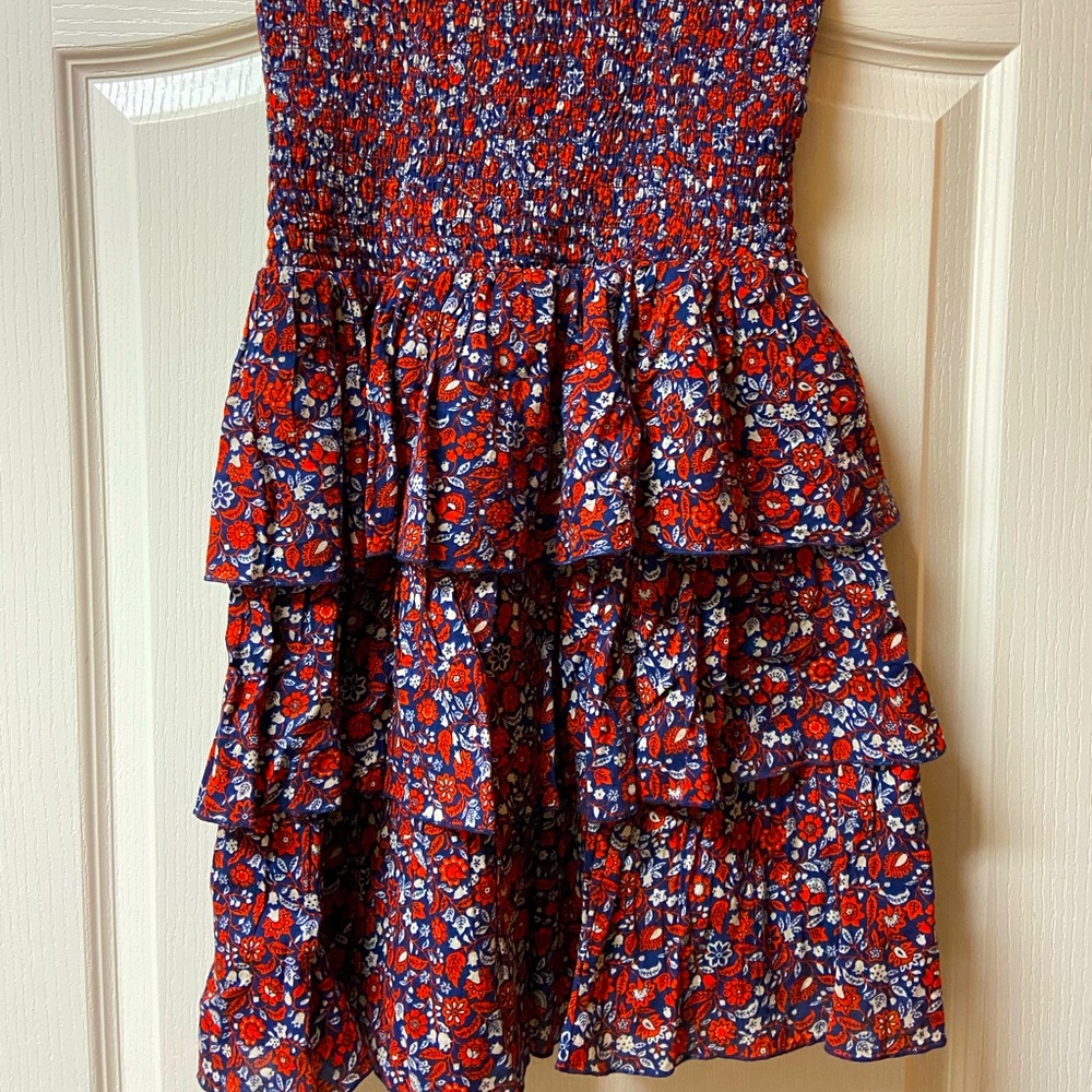 Old Navy Summer Ruffled Tier Dress, Size Med.